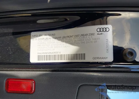 2019 Audi A4 40 Premium from USA, damaged, VIN WAUHMAF4XKA055914
